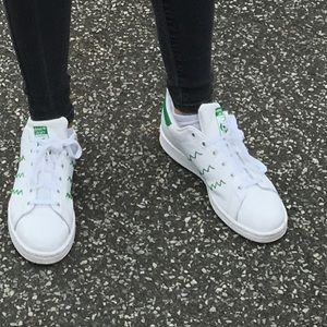Rare Adidas White/Green Stan smith sneakers